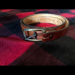 Brown & Tan distressed belt